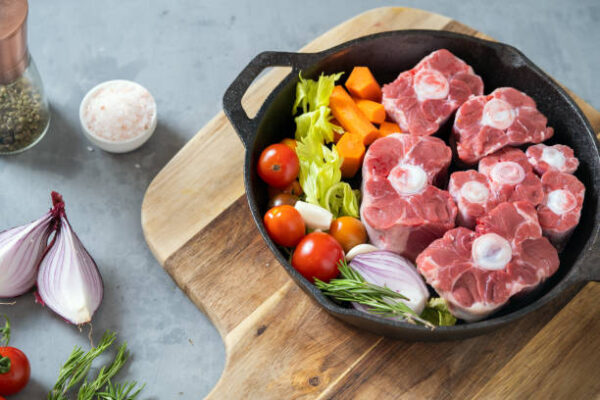 Veal and beef oxtail